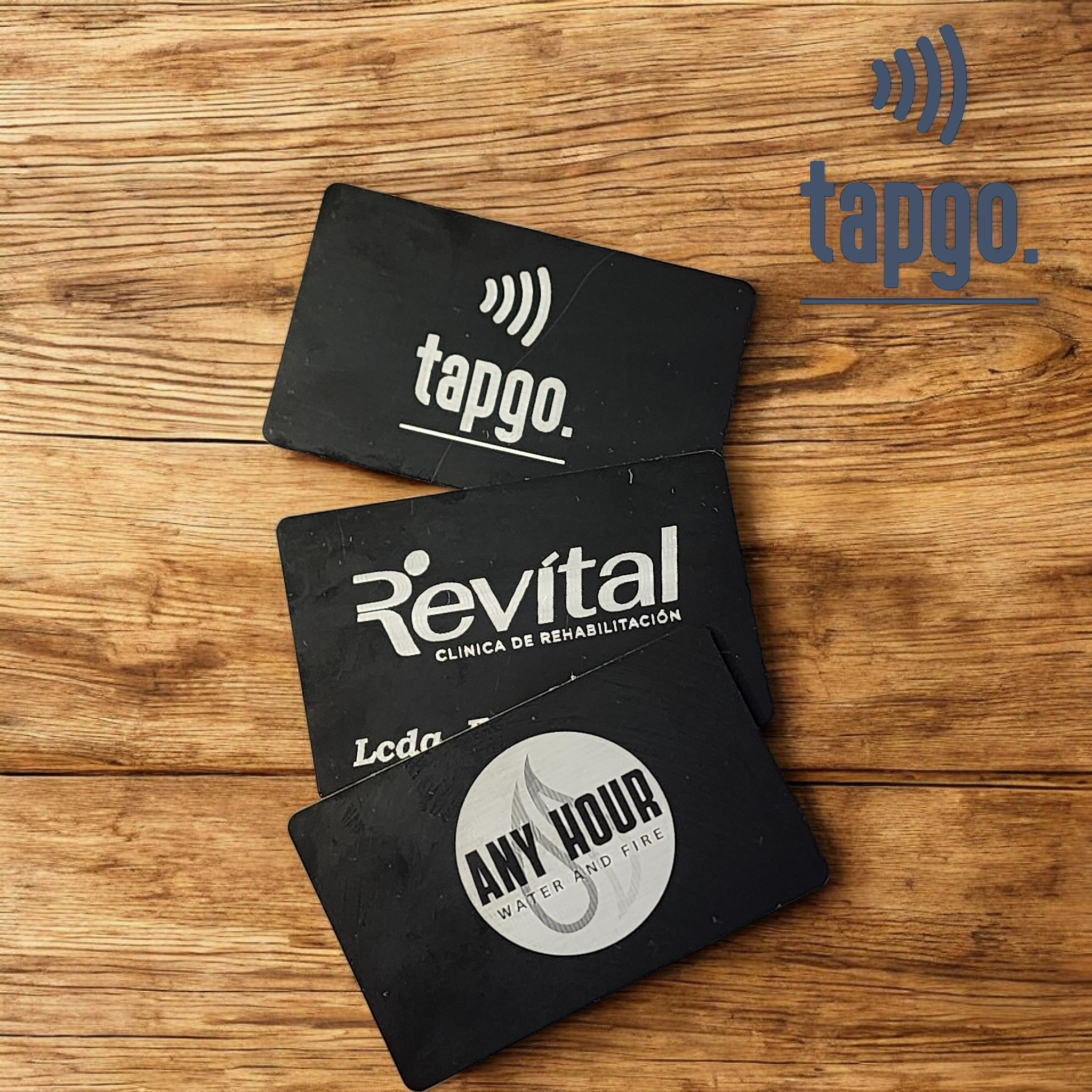 Tarjeta  NFC en Metal Logo Personalizado