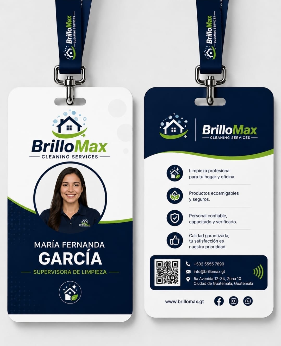 Gafete de Identificacion NFC + Cordon