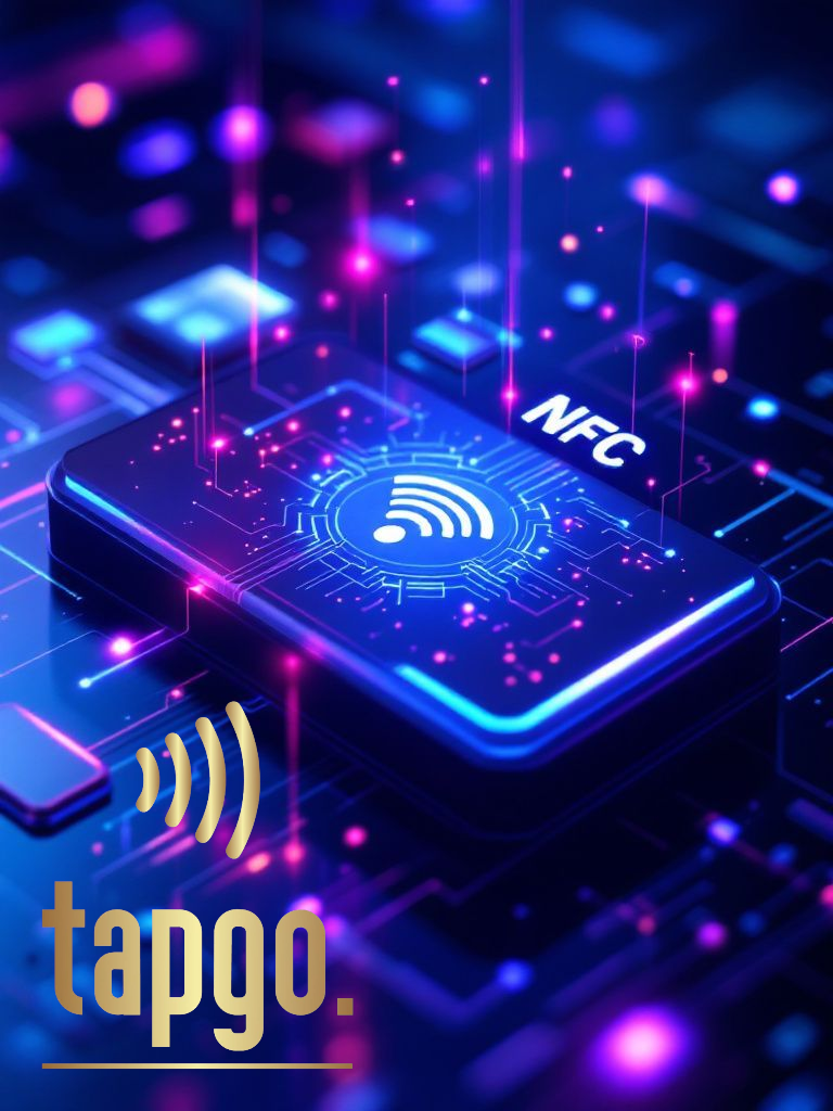 Tarjeta Tapgo NFC metal de cerca